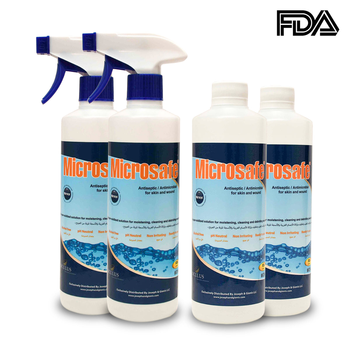 Microsafe 500 ml Antiseptic/Antimicrobial – Viroclean